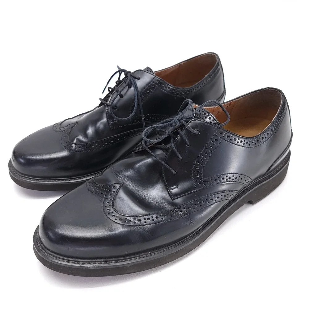Rockport Men's Style Purpose Wingtip Oxfords Men's Shoes 11 M Black Wedding